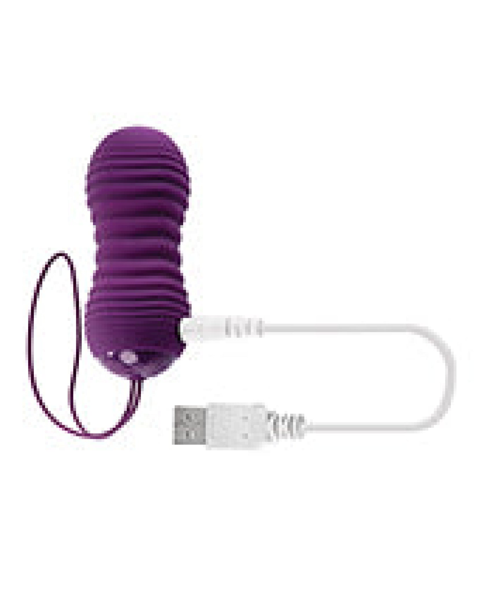Evolved Eager Egg Vibrating & Thrusting Egg W-remote - Purple Evolved Novelties