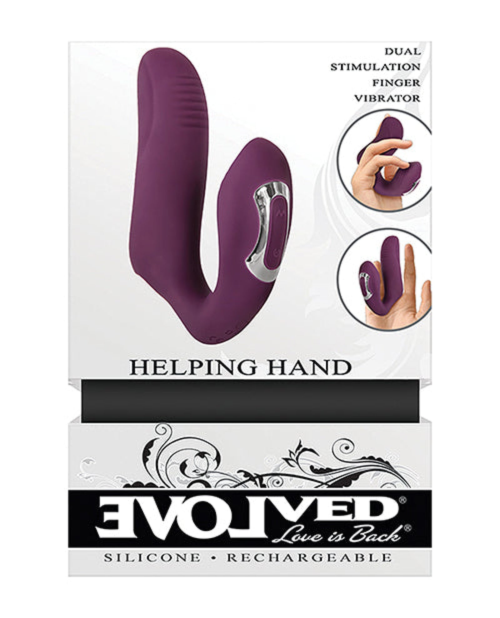 Evolved Helping Hand - Purple Evolved Novelties