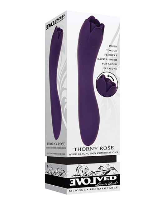 Evolved Thorny Rose Dual End Massager - Purple Evolved Novelties 1657