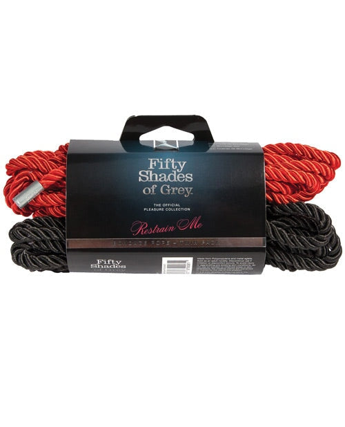 Fifty Shades Of Grey Restrain Me Bondage Rope Twin Pack Lovehoney Ltd