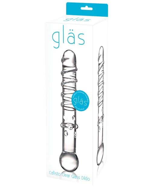 Glas Callisto Glass Dildo - Clear Gläs 1657