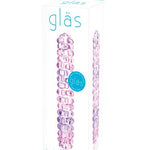 Glas Purple Rose Nubby Glass Dildo Gläs