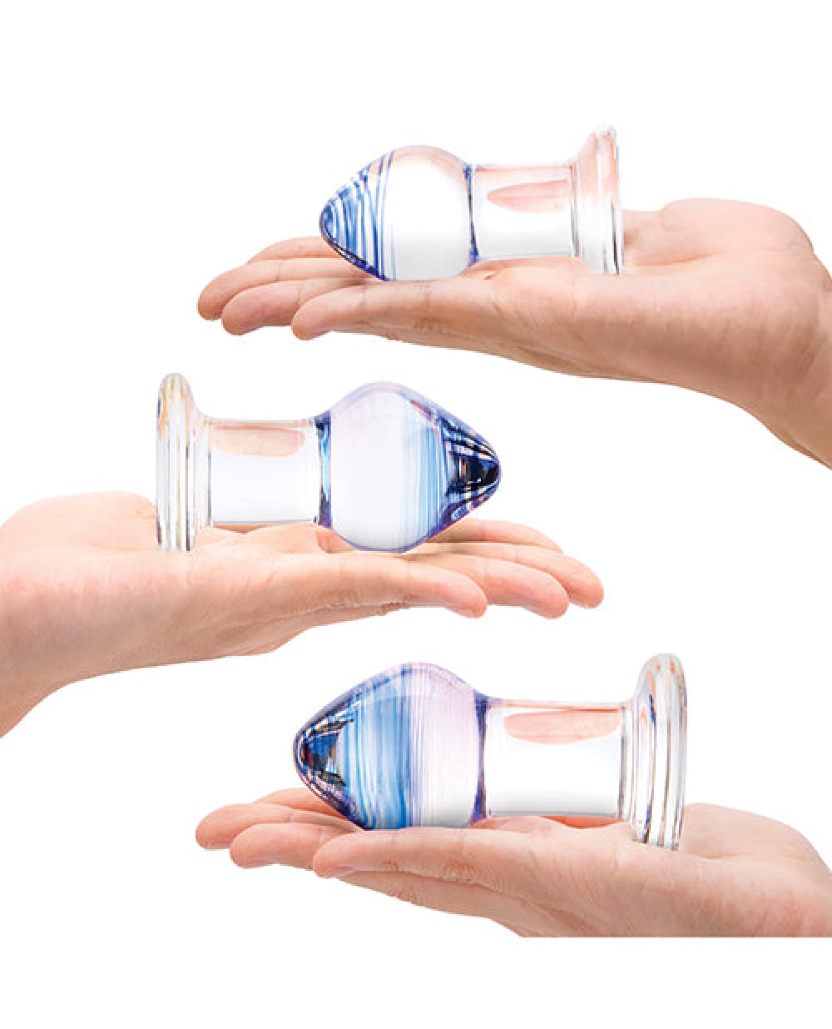 Glas Pleasure Droplets Anal Training Kit Gläs
