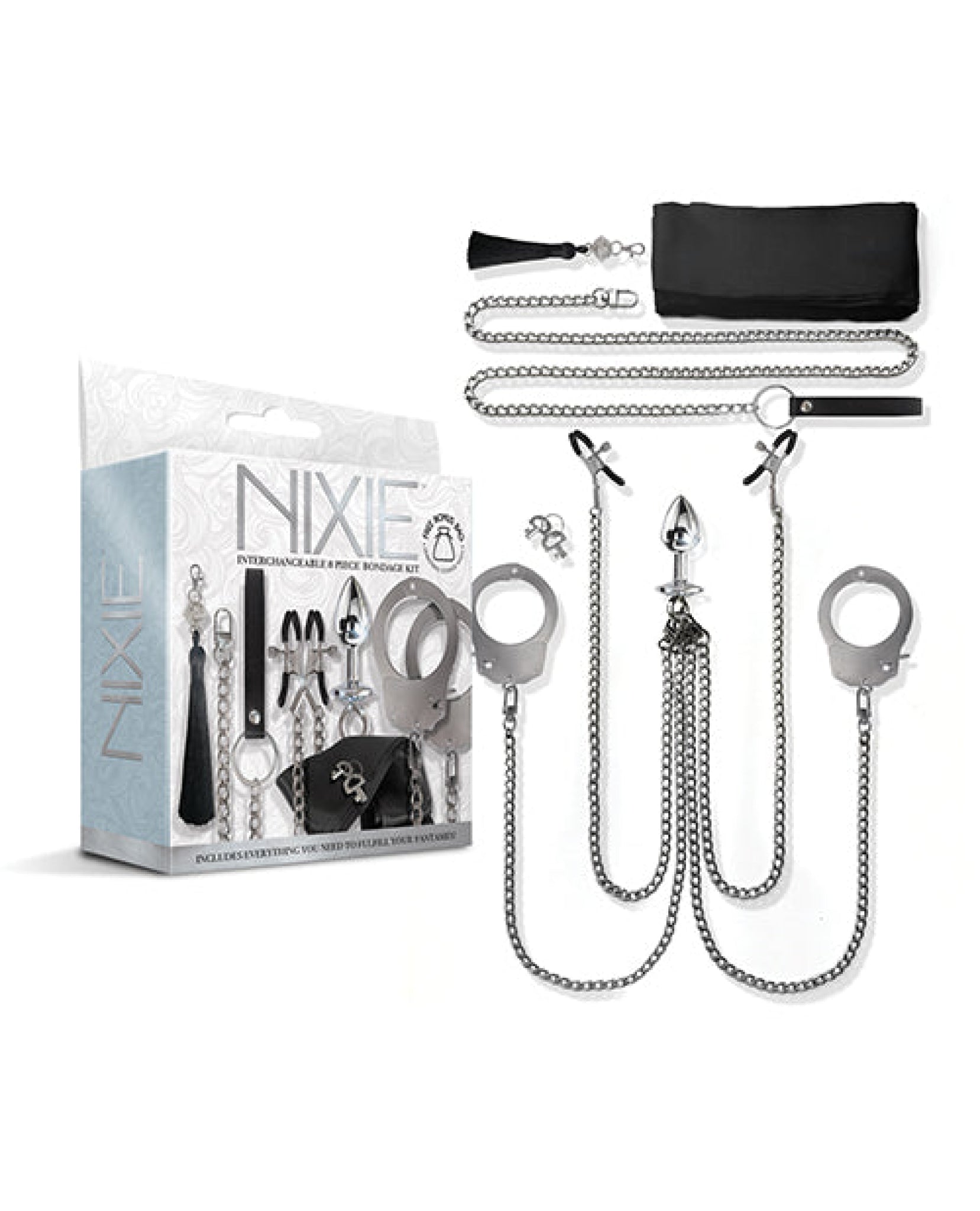 Nixie Interchangeable 8 Pc Bondage Kit Nixie