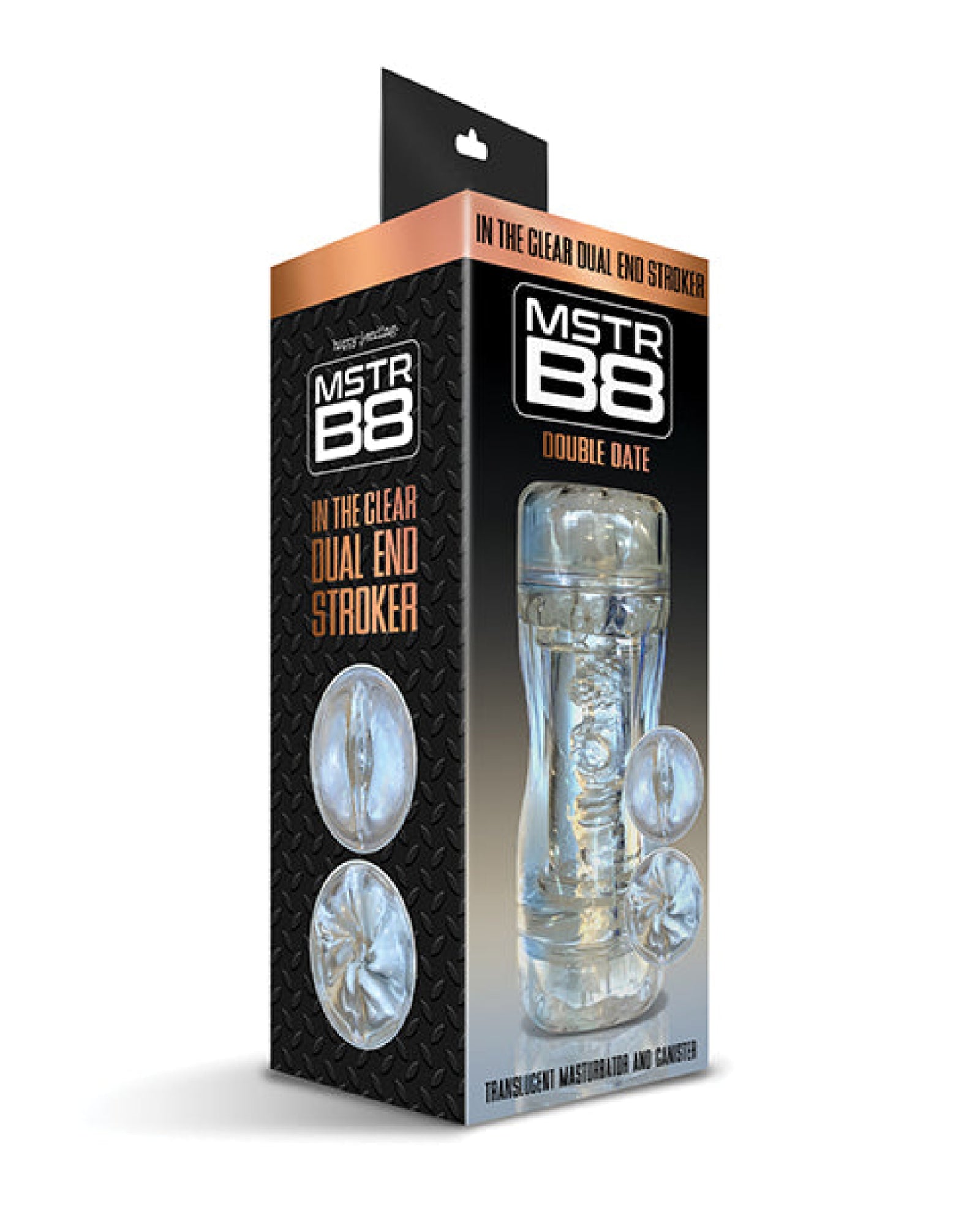 MSTR B8 Double Date  In the Clear Dual End Stroker Mstr B8
