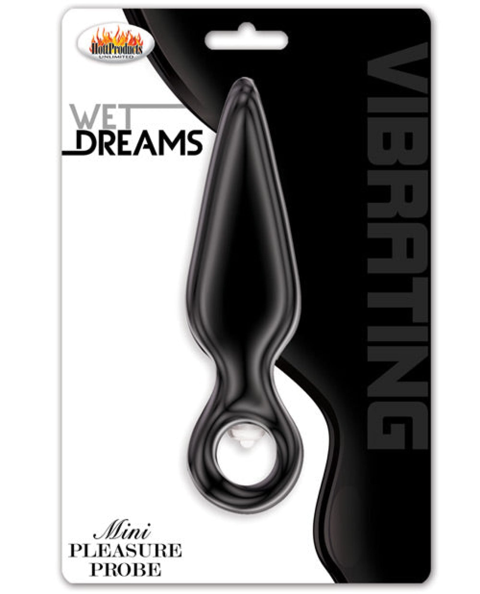 Wet Dreams Vibrating Mini Pleasure Probe - Black Hott Products