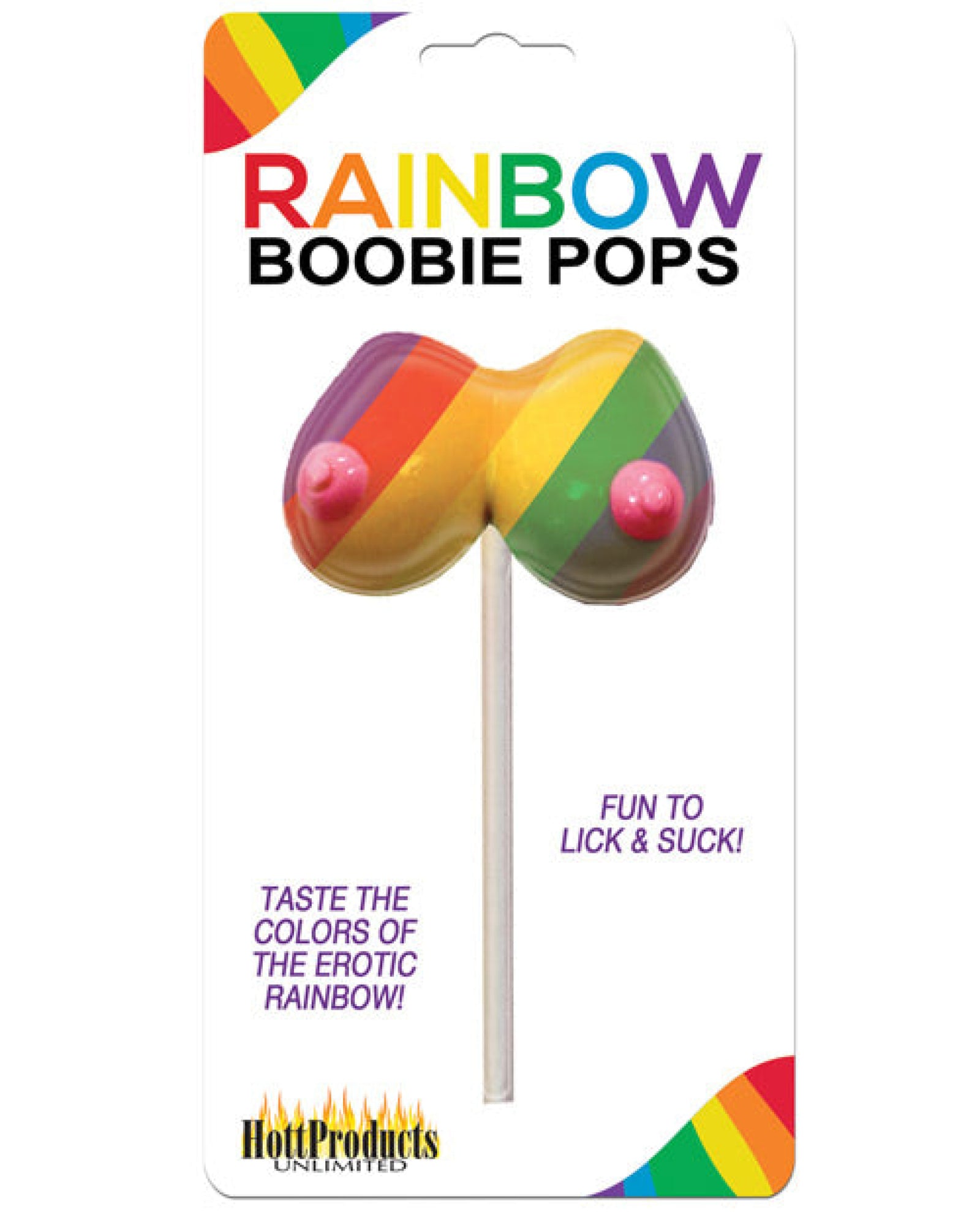 Rainbow Boobie Pops - Rainbow Hott Products