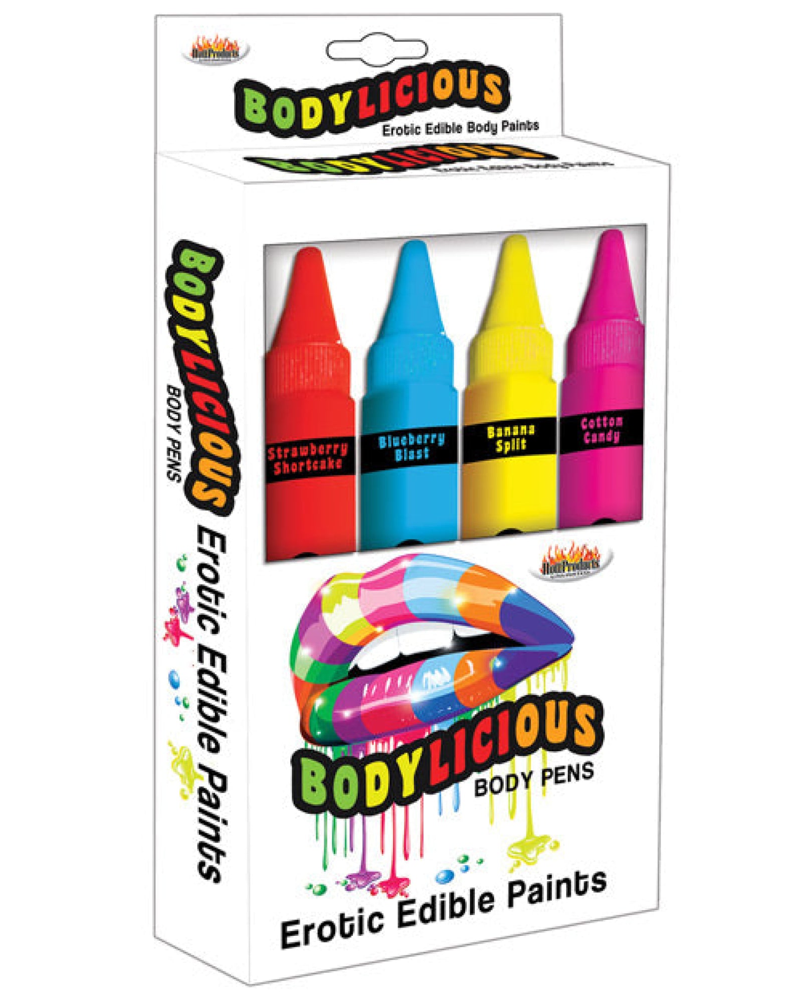 Bodylicious Edible Pens - Pack Of 4 Hott Products