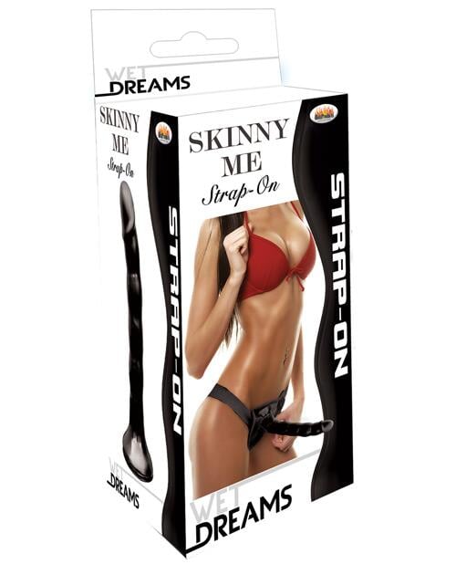 "Wet Dreams Skinny Me 7"" Strap On W/harness" Hott Products
