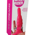 Wet Dreams Wrist Rider Finger Play Sleeve W- Wrist Strap - Blue Hott Products