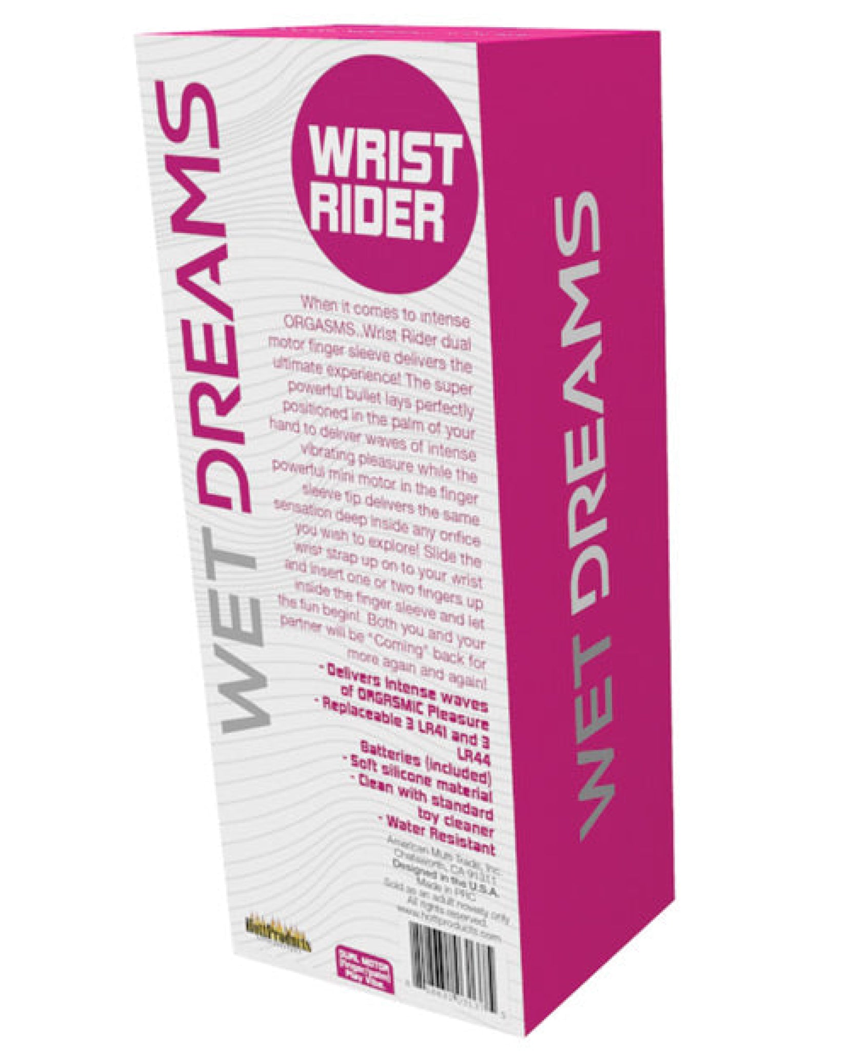 Wet Dreams Wrist Rider Finger Play Sleeve W- Wrist Strap - Blue Hott Products
