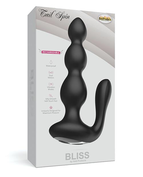 Bliss Tail Spin Anal Vibe - Black Hott Products