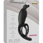 Bliss Hummingbird Vibrating Cock Ring - Black Hott Products