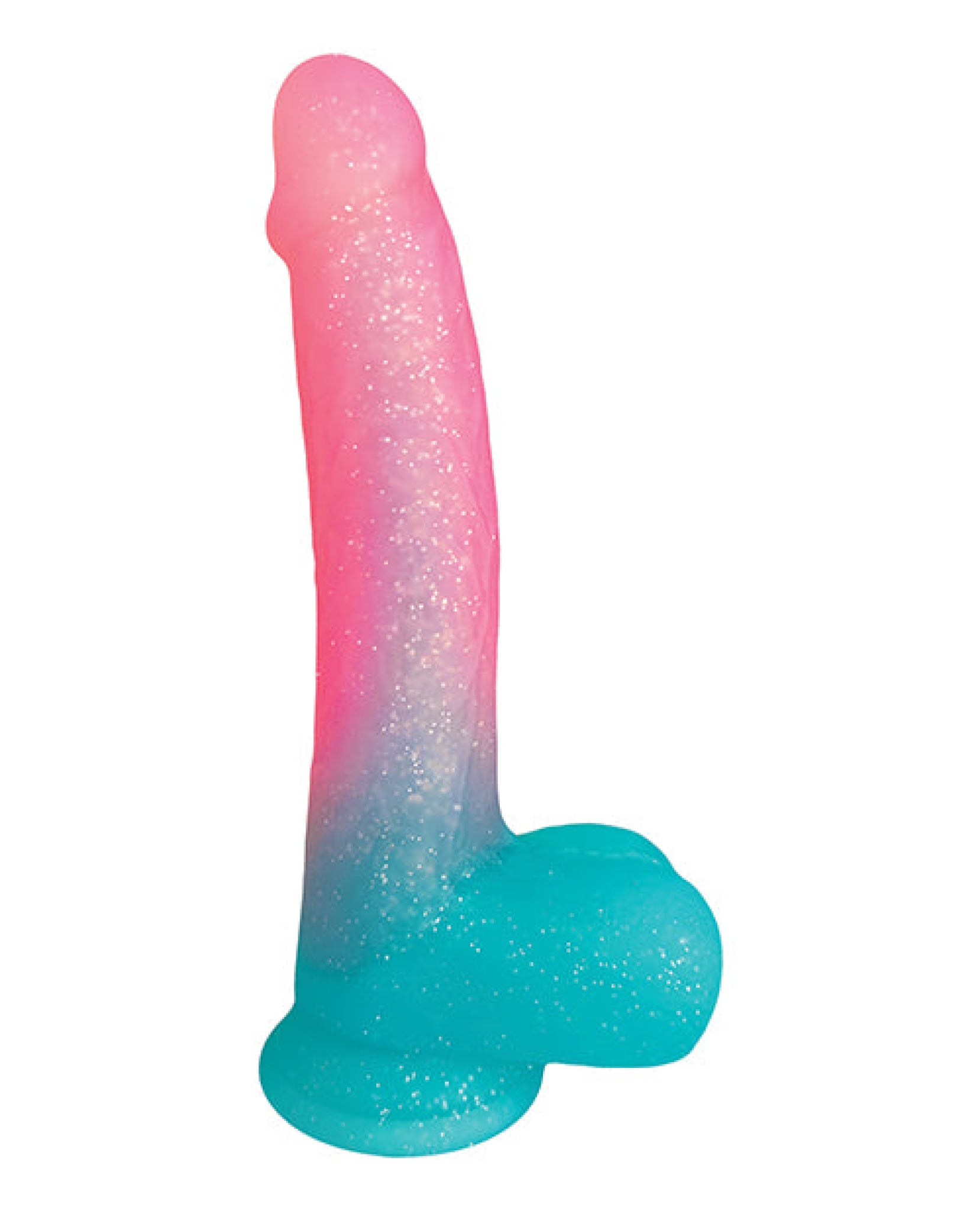 Sweet Sex 8.5" Lollicock Cotton Candy Dildo - Multi Color Hott Products