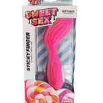Sweet Sex Sticky Finger Flexible Finger Vibe - Magenta Hott Products
