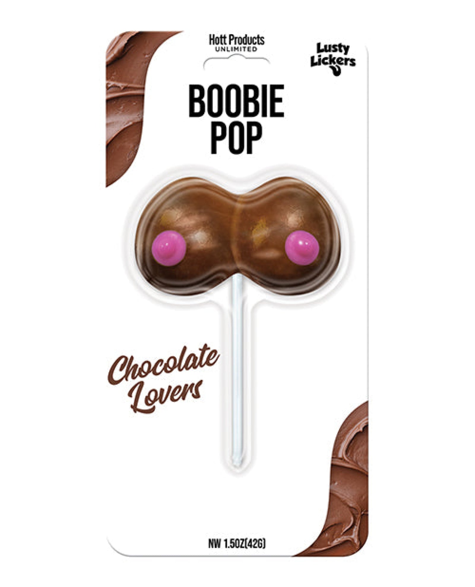 Lusty Lickers Boobie Pop - Chocolate Lovers Hott Products