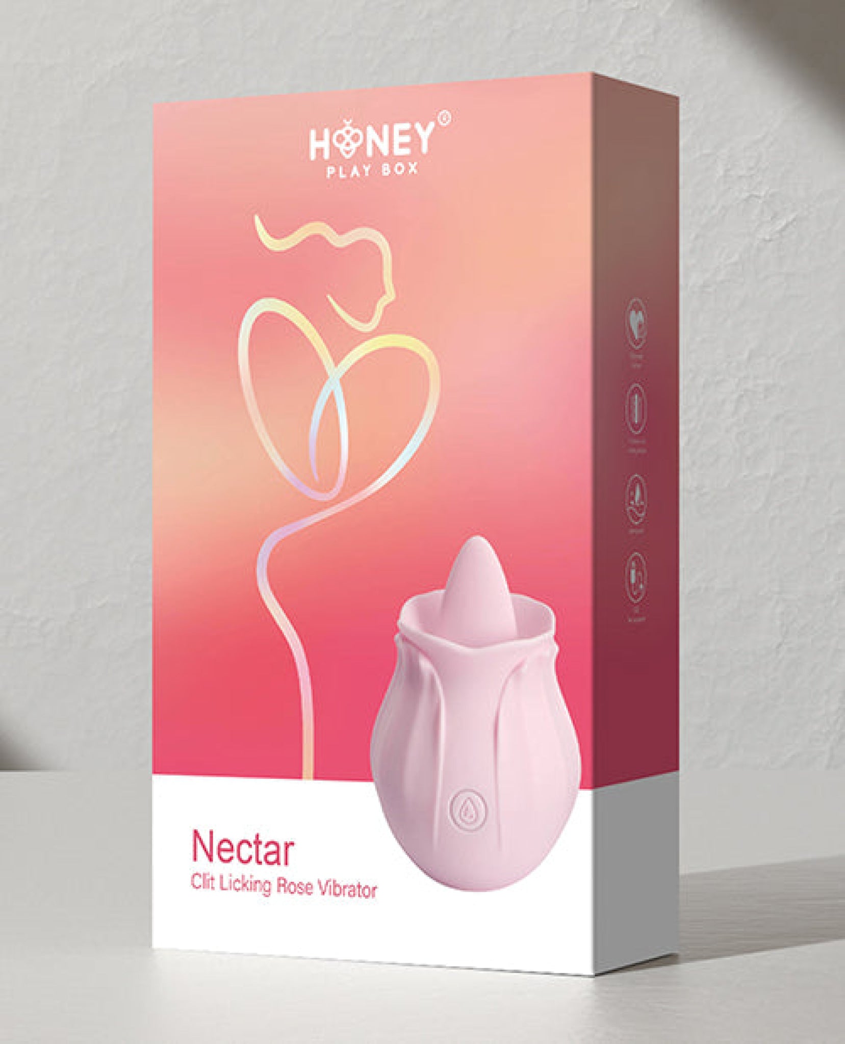 Nectar Clit Licking Rose Vibrator - Pink Uc Global Trade