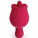 Sylvia Tongue Licking Rose Vibrator - Red Uc Global Trade