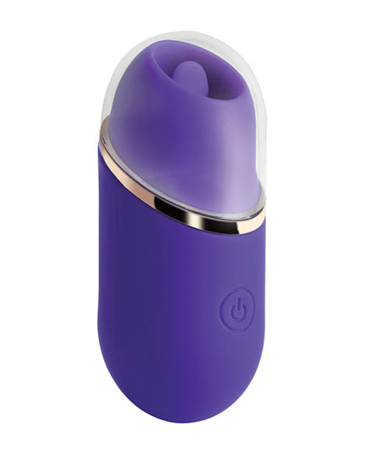 Abby Mini Clit Licking Vibrator Tongue Sex Toy - Purple Uc Global Trade 1657