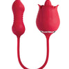 Fiona Plus Rose Clit Licking Stimulator & Thrusting Egg - Red Uc Global Trade