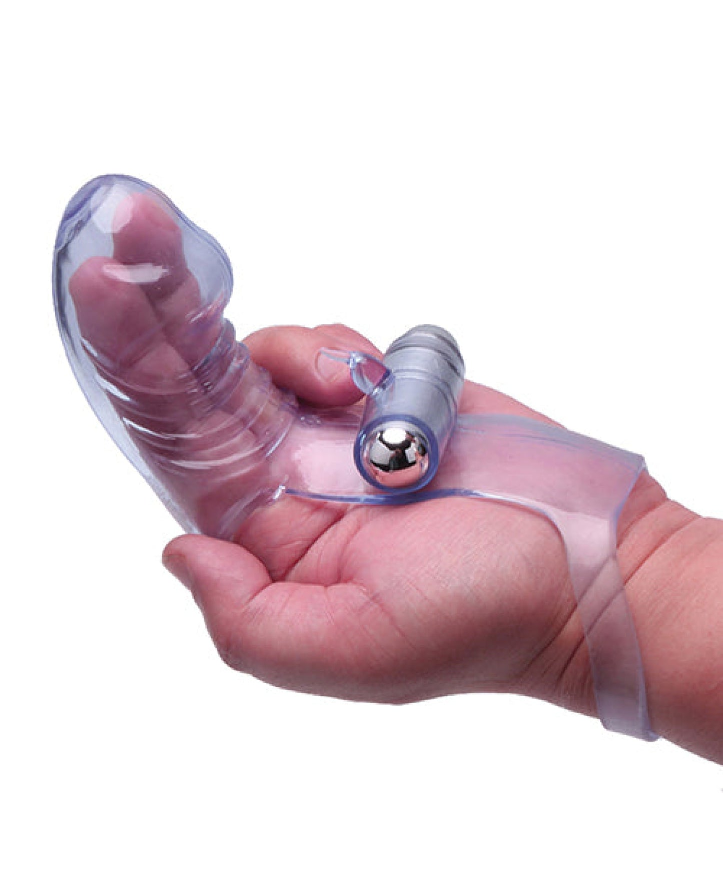 The 9's Vibrofinger Phallic Finger Massager - Purple Icon