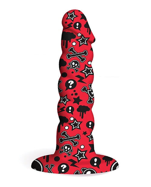 Collage Goth Girl Twisted Silicone Dildo Icon