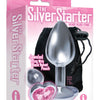 The 9's The Silver Starter Bejeweled Heart Stainless Steel Plug Icon