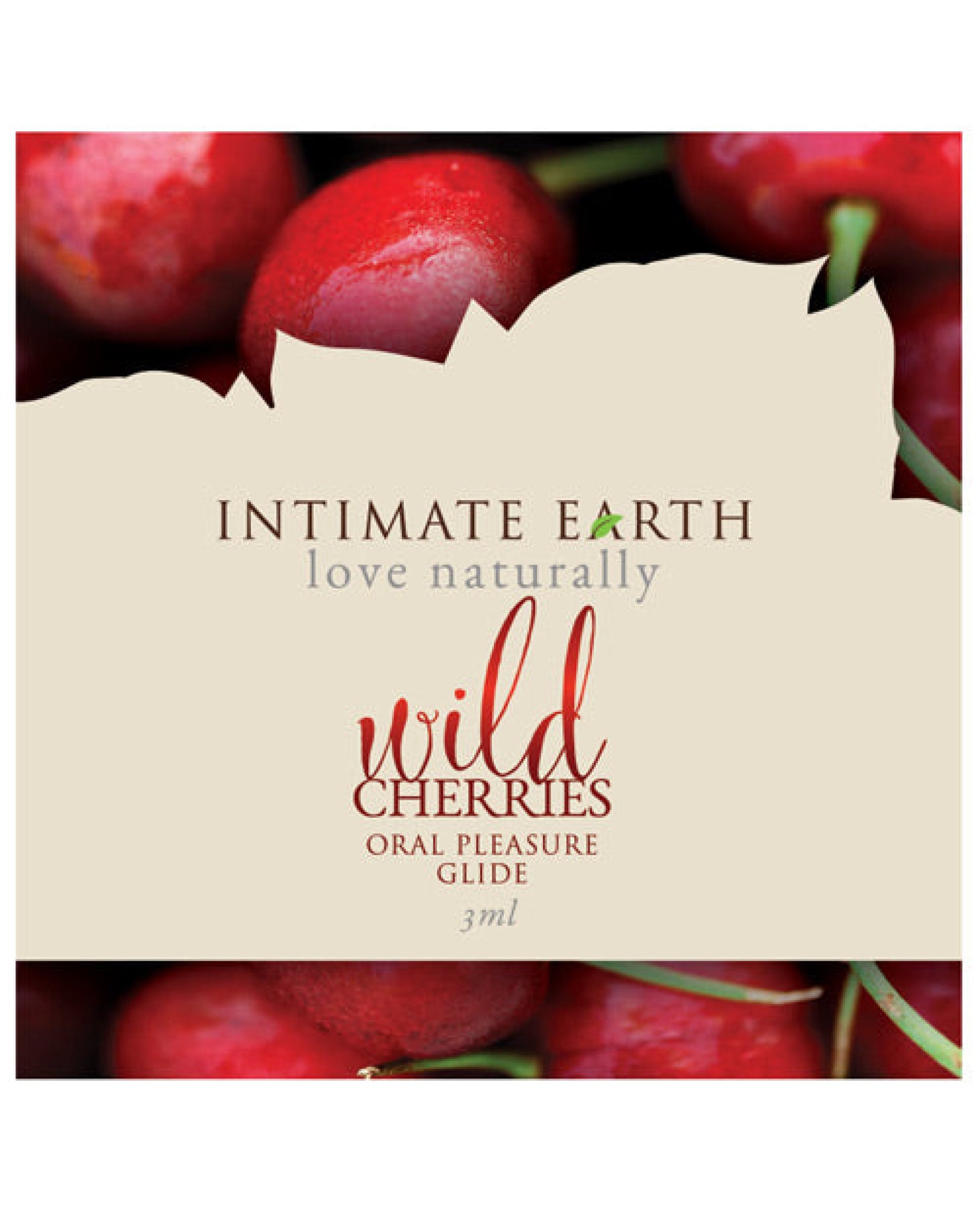 Intimate Earth Lubricant Foil - 3 Ml Wild Cherries Intimate Earth