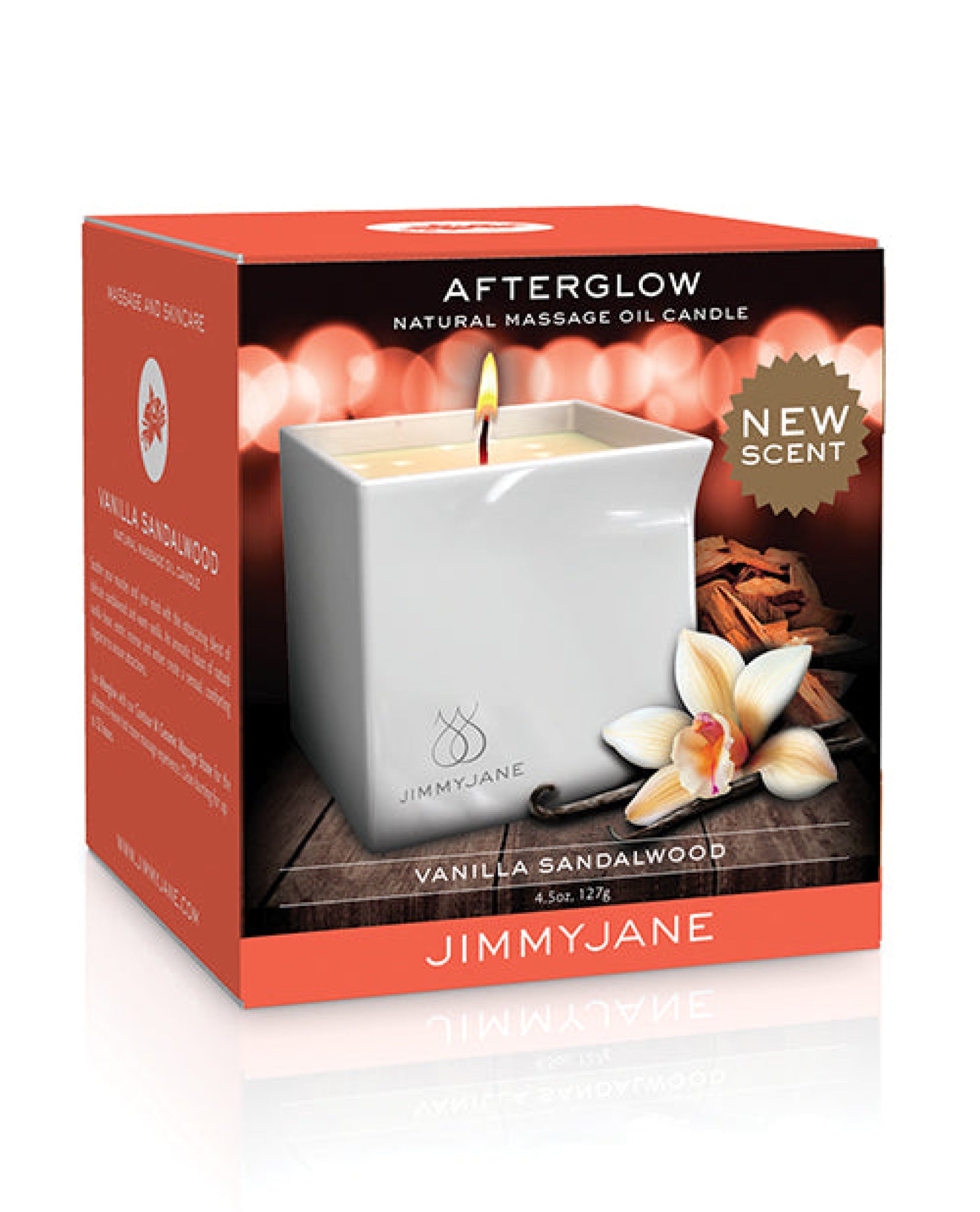 Jimmyjane Afterglow Massage Candle - Vanilla Sandalwood Pipedream®