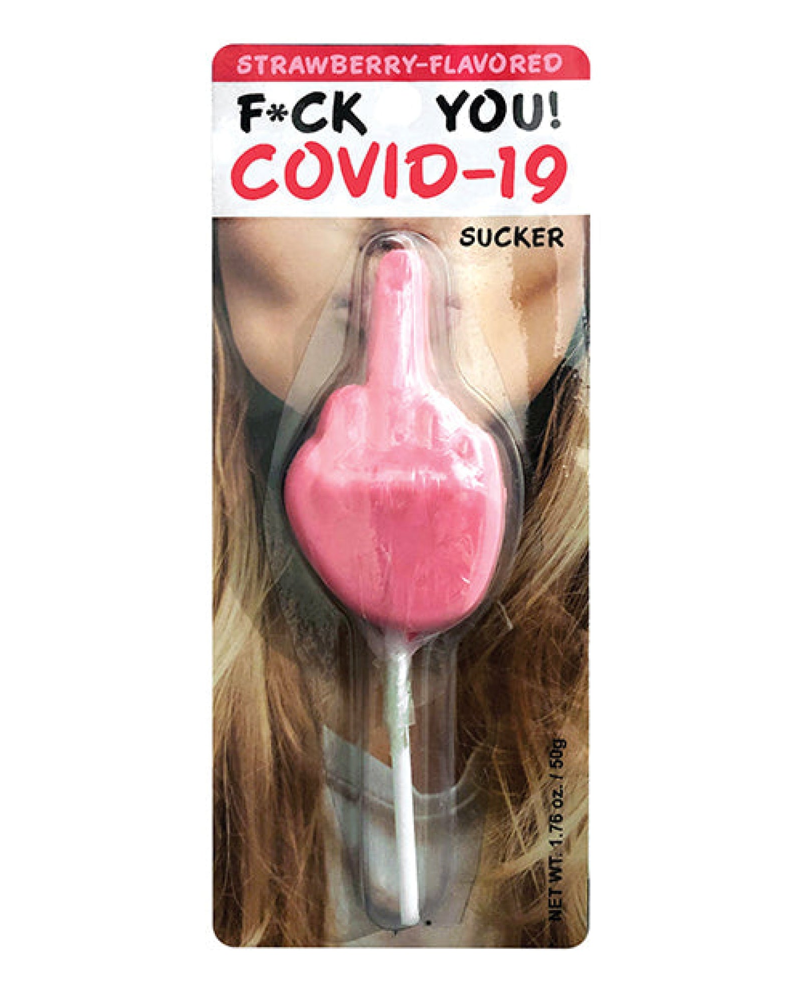 Fck You! Covid-19 Sucker  - Strawberry Kheper Games