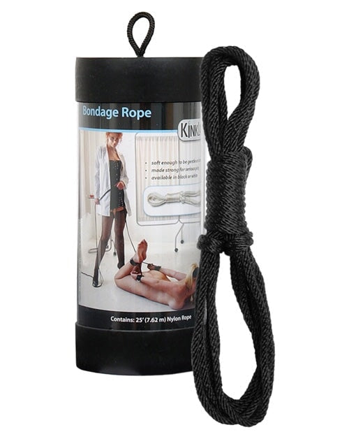 Kinklab 25" Bondage Rope - Black Kinklab 1657