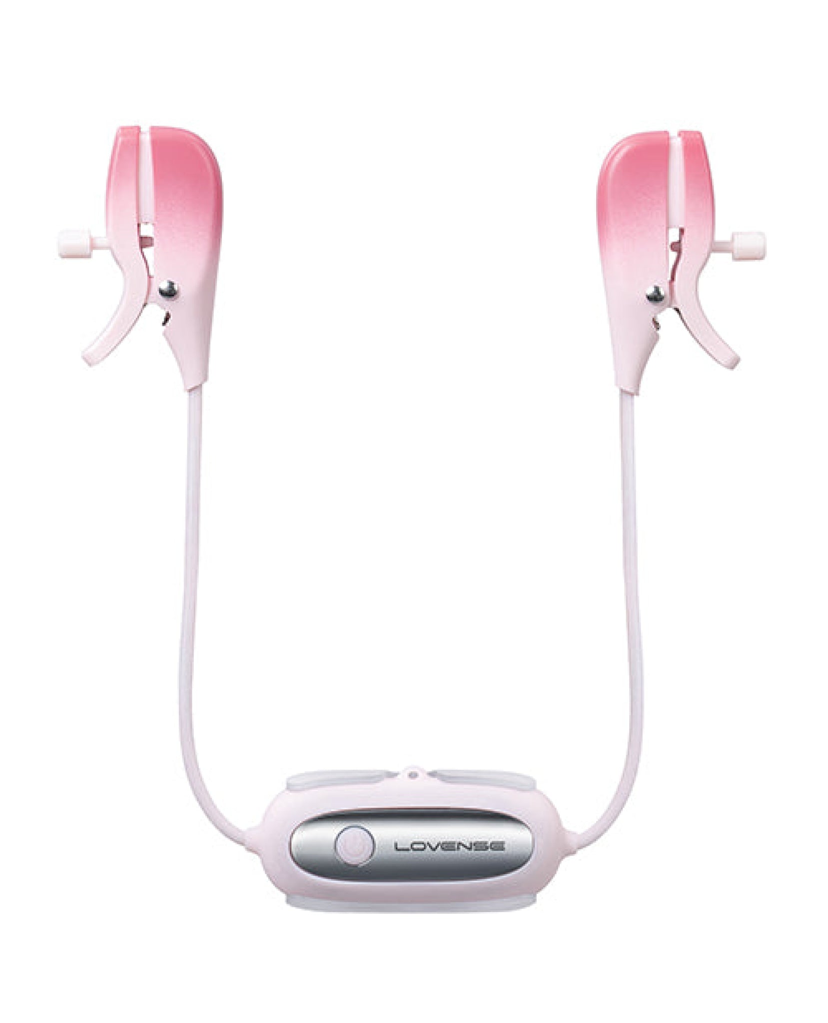 Lovense Gemini Vibrating Nipple Clamps - Pink Lovense®