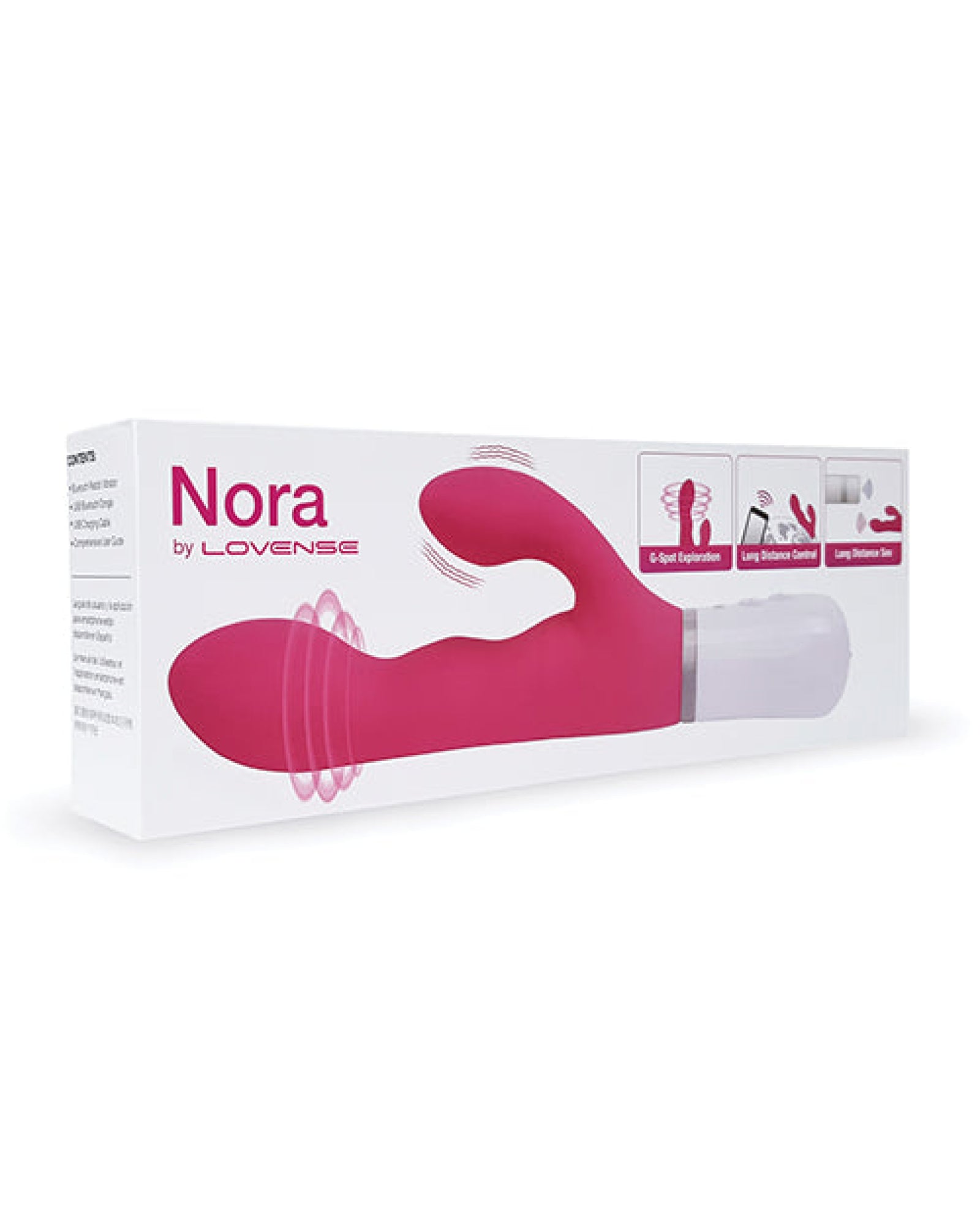 Lovense Nora Rotating Head Rabbit - Pink Lovense®