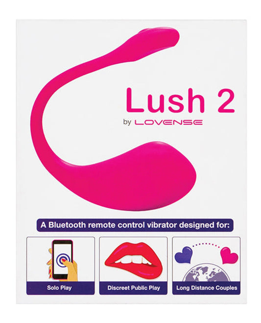 Lovense Lush 2.0 Sound Activated Vibrator - Pink Lovense®