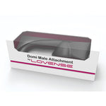 Lovense Domi Flexible Rechargeable Mini Wand Male Attachment - Black Lovense®