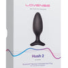 Lovense Hush 2 1.75" Butt Plug - Black Lovense®