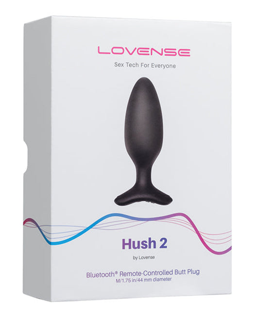 Lovense Hush 2 1.75" Butt Plug - Black Lovense® 1657