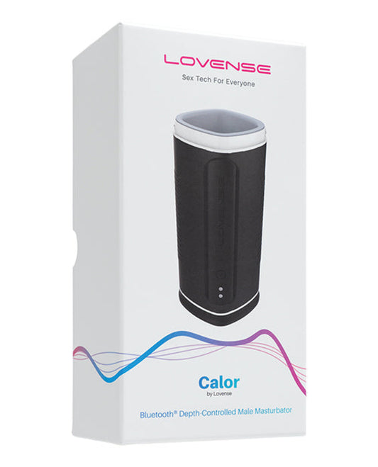 Lovense Calor Compact Heating Masturbator - Black Lovense® 1657