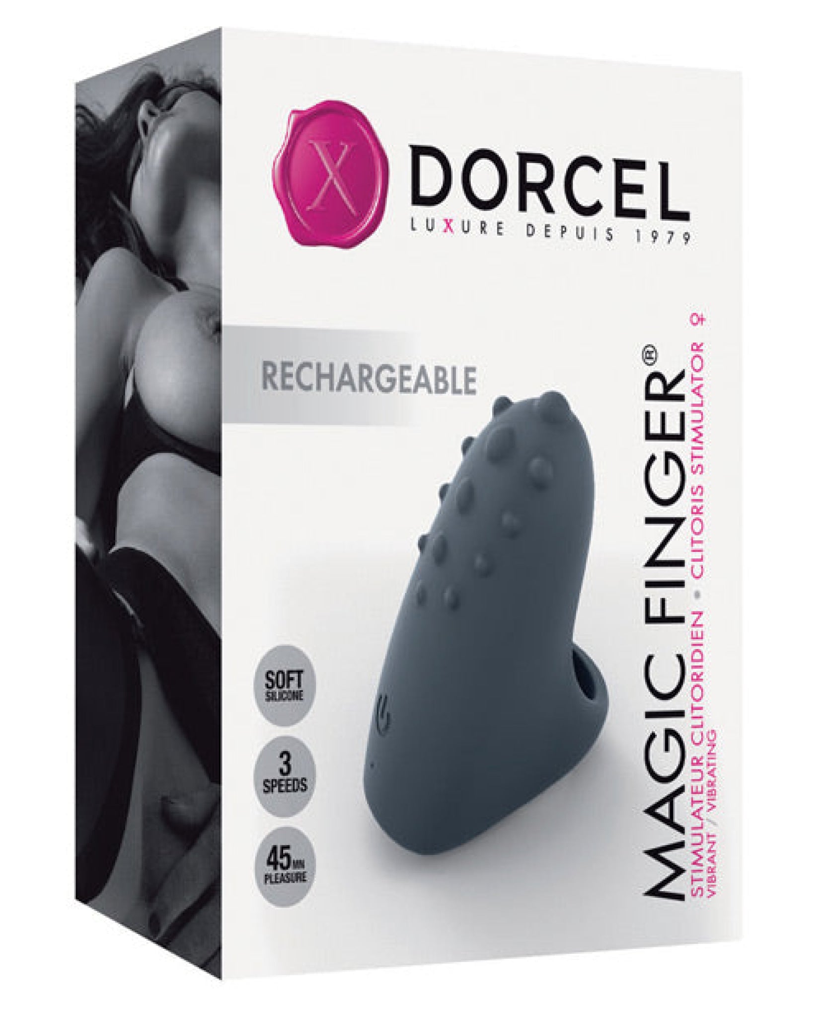 Dorcel Rechargeable Magic Finger - Black - JLD Dorcel Rechargeable Magic Finger - Black - JLD