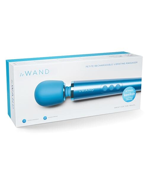 Le Wand Petite Rechargeable Massager - Blue Le Wand