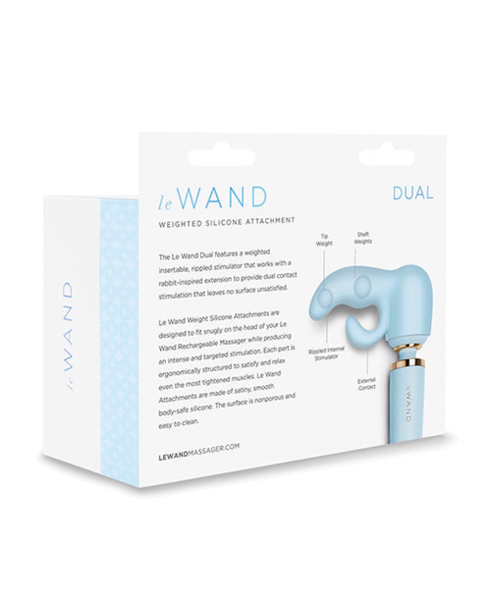 Le Wand Dual Weighted Silicone Attachment Le Wand