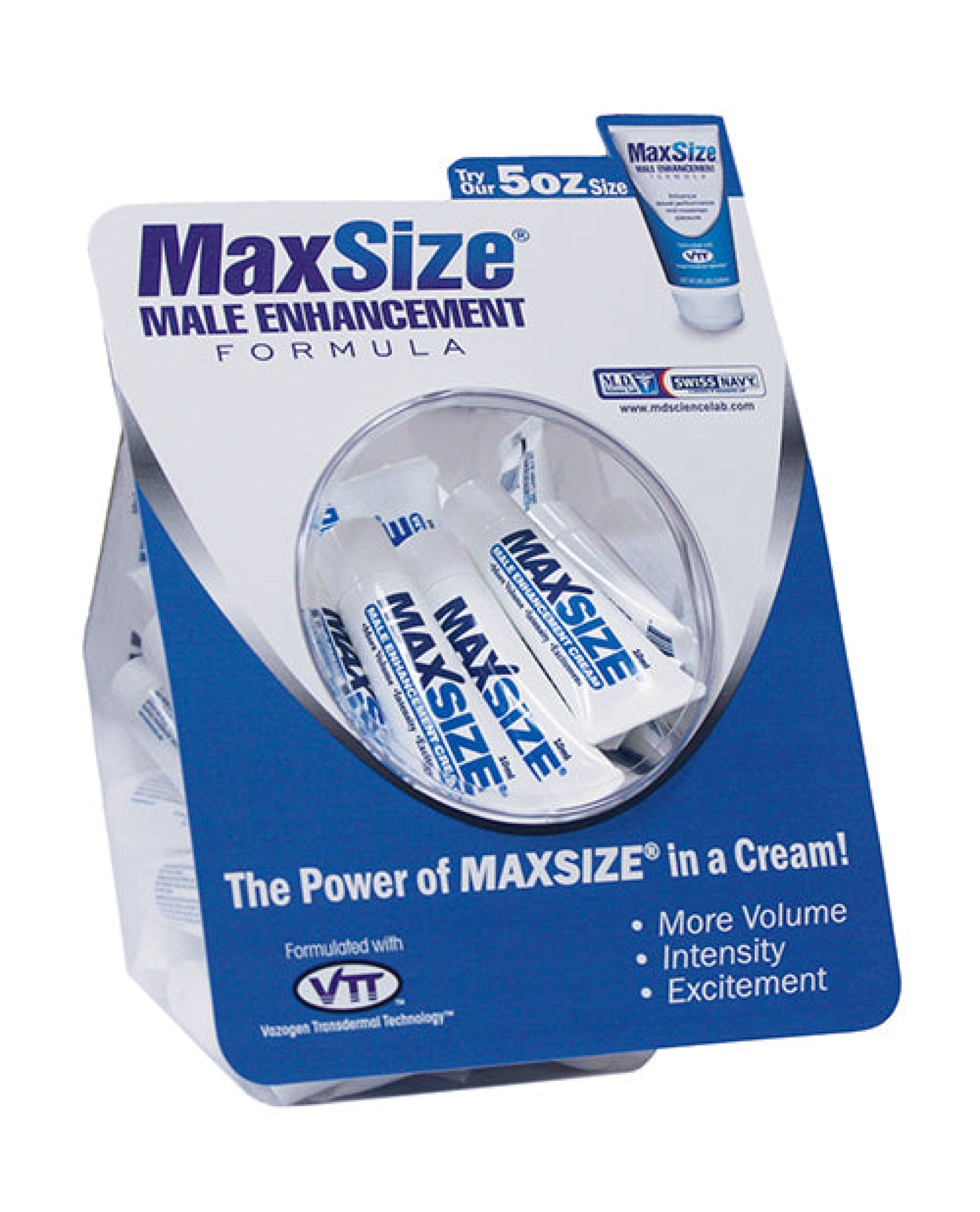 Swiss Navy Max Size Male Enhancement Cream - 10 Ml Bowl Of 50 Swiss Navy