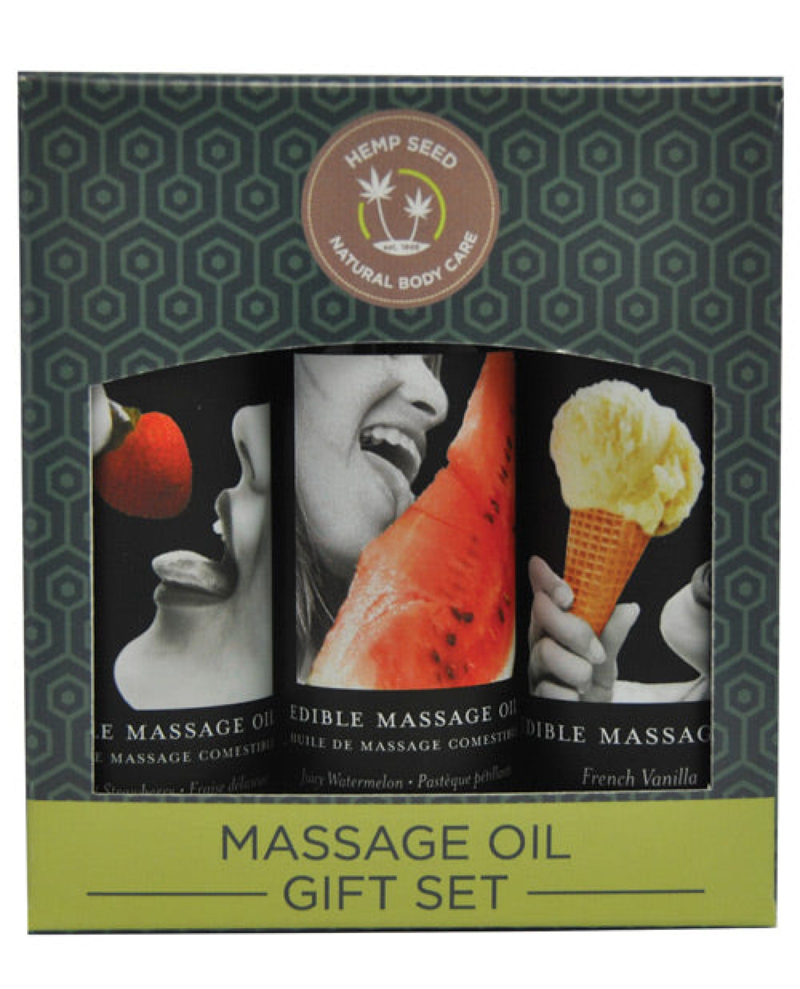 Earthly Body Edible Massage Oil Gift Set - 2 Oz Earthly Body