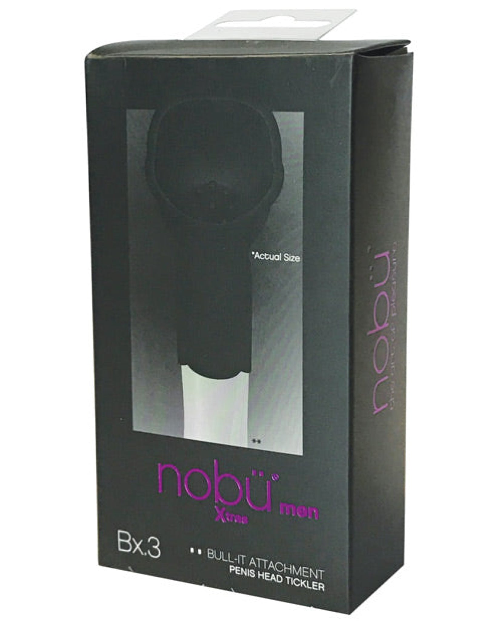 Nobu Bull-it Head Tickler Attachment - Black Nobu