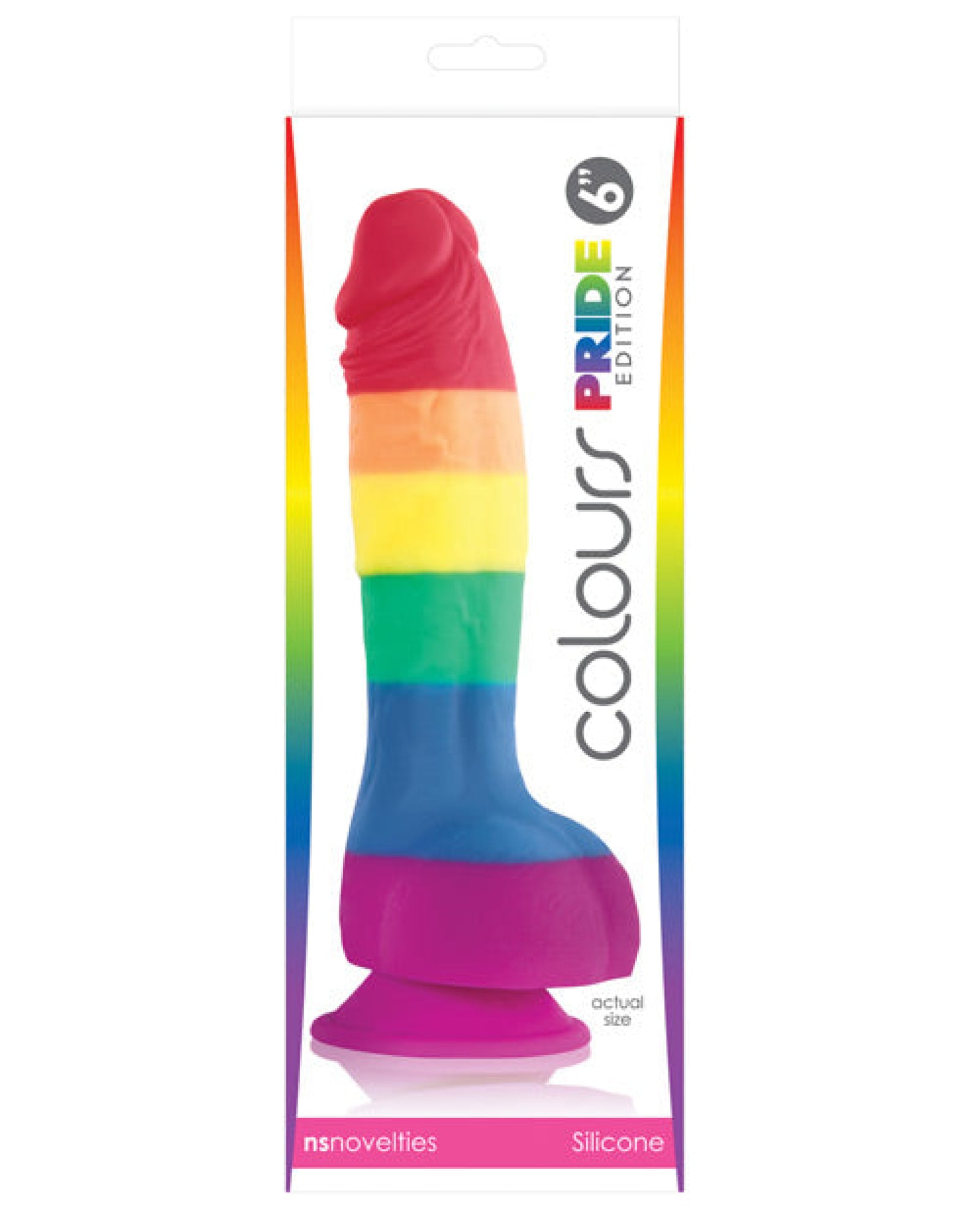 Colours Pride Edition 6" Dong W-suction Cup Colours