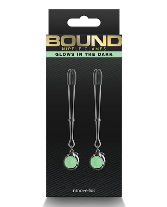 Bound Nipple Clamps - Gunmetal Bound