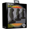 Nexus G Play Trio Rechargeable Massagers - Black Nexus
