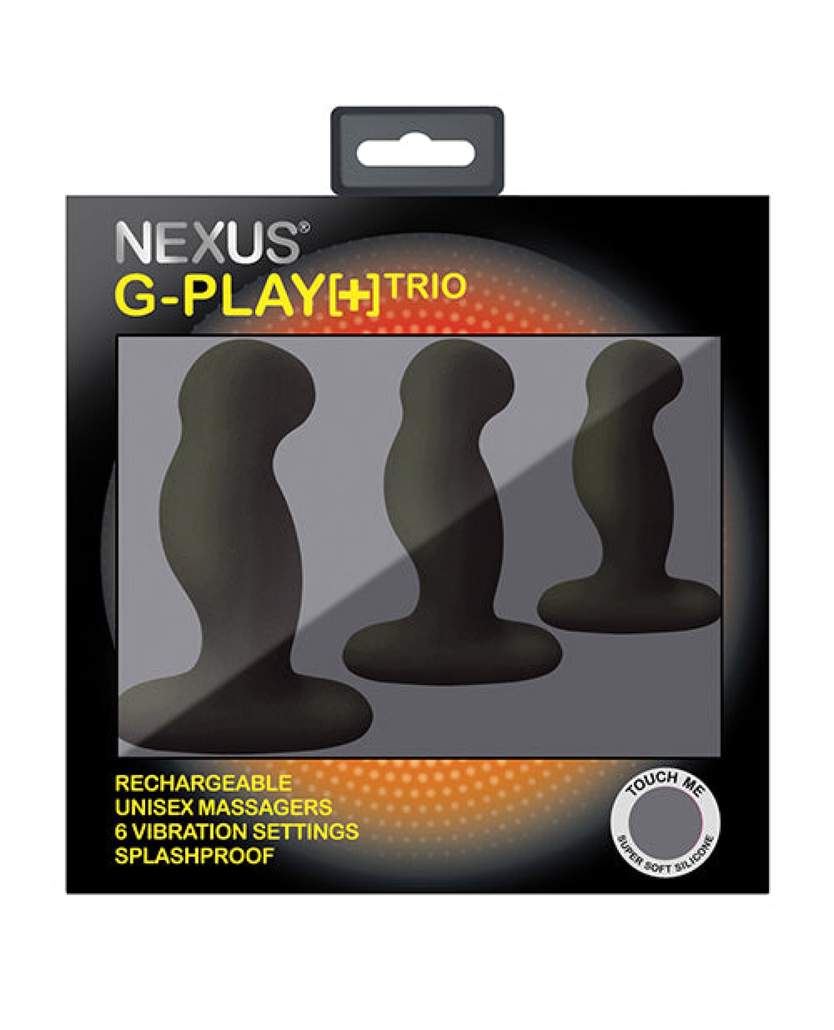 Nexus G Play Trio Rechargeable Massagers - Black Nexus