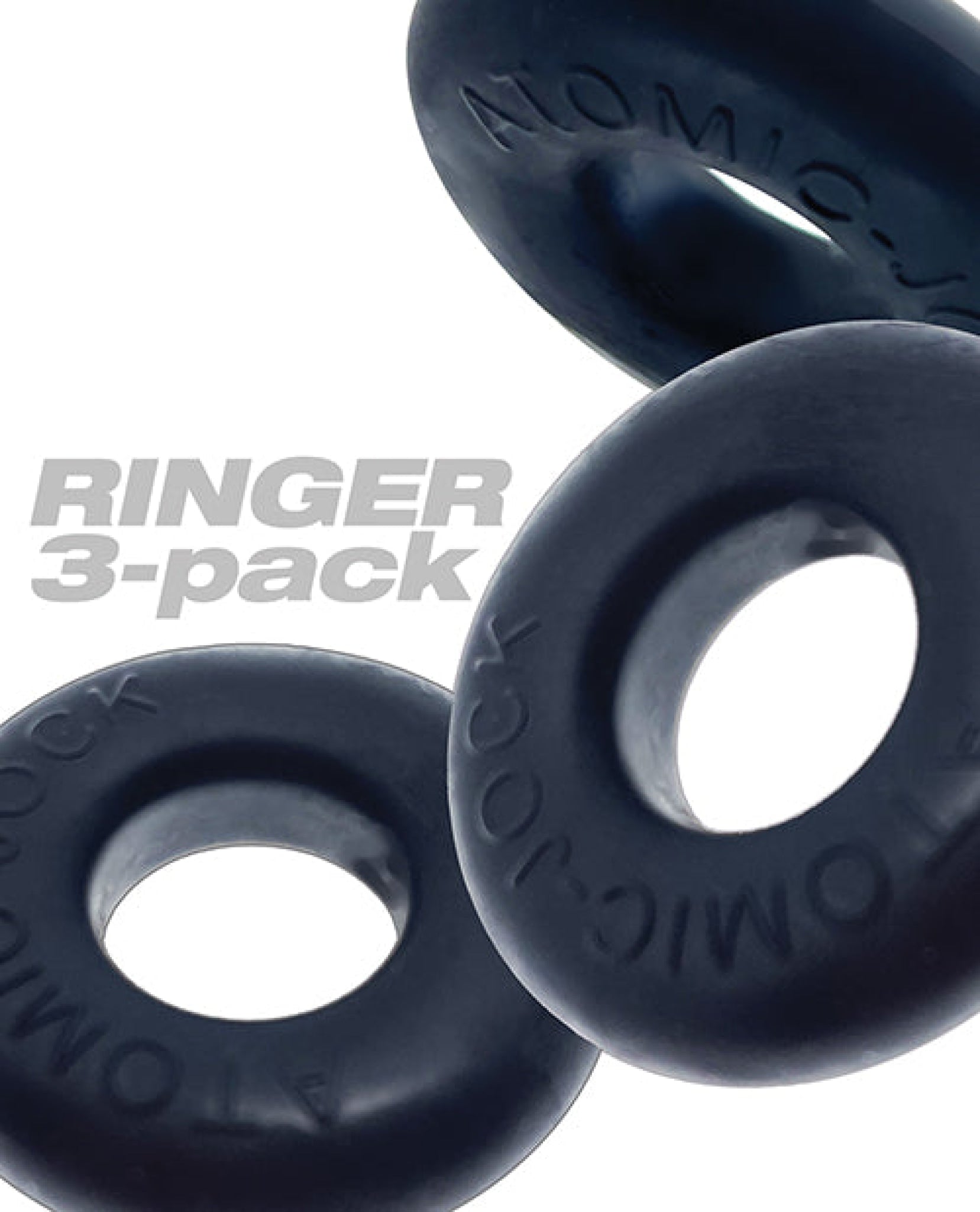 Oxballs Ringer Cockring Special Edition - Night Pack Of 3 Hunky Junk