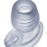 Oxballs Glowhole 2 Hollow Buttplug W-led Insert Large - Clear Hunky Junk